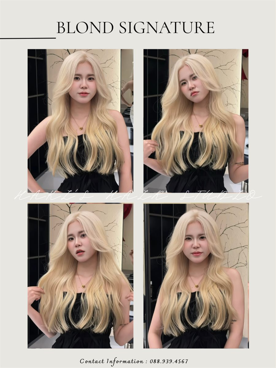 Bộ sưu tập tóc bạch kim Blond Signature
