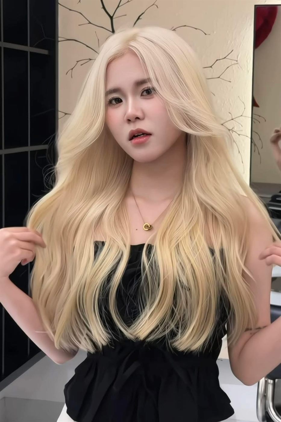 Kiểu tóc bạch kim platinum blond